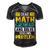 Funny Math Quote For Girls Boys Teens Men Women Dear Math Math Men's Short Sleeve V-neck 3D Print Retro Tshirt Black