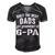 G Pa Grandpa Gift Only The Best Dads Get Promoted To G Pa Men's Short Sleeve V-neck 3D Print Retro Tshirt Black