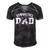 Gymnast Cheer Dad - Gymnastics Dad Men's Short Sleeve V-neck 3D Print Retro Tshirt Black