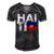 Haiti Flag Haiti Nationalist Haitian Men's Short Sleeve V-neck 3D Print Retro Tshirt Black