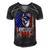Husky Dad 4Th Of July American Flag Glasses Dog Men Boy Men's Short Sleeve V-neck 3D Print Retro Tshirt Black