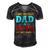 I Have Two Titles Dad And Pops And Rock Both For Grandpa Men's Short Sleeve V-neck 3D Print Retro Tshirt Black
