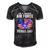 Im A Proud Air Force Bonus Dad With American Flag Veteran Men's Short Sleeve V-neck 3D Print Retro Tshirt Black