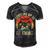 Leveling Up To Daddy Of Twins Expecting Dad Video Gamer Men's Short Sleeve V-neck 3D Print Retro Tshirt Black