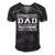 Like A Regular Dad Only Way Cooler Gymnastics Dad Men's Short Sleeve V-neck 3D Print Retro Tshirt Black