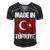 Made In Turkey Flag Turkish 8 Shirt Men's Short Sleeve V-neck 3D Print Retro Tshirt Black