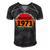 March 1971 50 Years Old Retro Vintage 50Th Birthday Men's Short Sleeve V-neck 3D Print Retro Tshirt Black