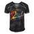 Mens Retro Vintage Best Dad Ever Father Daddy Fathers Day Gift Men's Short Sleeve V-neck 3D Print Retro Tshirt Black
