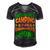 Modern Day Camping Is An Uncharged Phone Men's Short Sleeve V-neck 3D Print Retro Tshirt Black