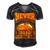 Motorcycle Grandpa Biker S Funny 499 Shirt Men's Short Sleeve V-neck 3D Print Retro Tshirt Black