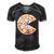 Pizza Pie And Slice Dad And Son Matching Pizza Father’S Day Men's Short Sleeve V-neck 3D Print Retro Tshirt Black
