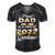 Proud Dad Of Class Of 2022 Senior Graduate Dad Men's Short Sleeve V-neck 3D Print Retro Tshirt Black