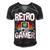 Retro Gaming Video Gamer Gaming Men's Short Sleeve V-neck 3D Print Retro Tshirt Black
