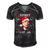 Santa Joe Biden Merry 4Th Of July Ugly Christmas Men's Short Sleeve V-neck 3D Print Retro Tshirt Black