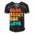 Vintage Retro Fathers Day Outfit Dada Daddy Dad Bruh 8 Shirt Men's Short Sleeve V-neck 3D Print Retro Tshirt Black