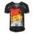 Vintage Retro Rock Climber 180 Shirt Men's Short Sleeve V-neck 3D Print Retro Tshirt Black