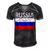 Vintage Russia Russian Flag Pride 500 Trending Shirt Men's Short Sleeve V-neck 3D Print Retro Tshirt Black