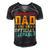 Vintage Thirteen Retro Proud Dad Of An 544 Shirt Men's Short Sleeve V-neck 3D Print Retro Tshirt Black