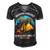 Weekend Forecast Camping With A Good 15 Shirt Men's Short Sleeve V-neck 3D Print Retro Tshirt Black