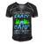 You Dont Have To Be Crazy To Camp Funny Camping T Shirt Men's Short Sleeve V-neck 3D Print Retro Tshirt Black