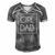 Delicate Girl Dad Tee For Fathers Day Men's Short Sleeve V-neck 3D Print Retro Tshirt Grey