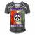 Epilepsy Warrior Skull Women Vintage Purple Ribbon Epilepsy Epilepsy Awareness Men's Short Sleeve V-neck 3D Print Retro Tshirt Grey