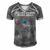 Expecting Dad 4Th Of July Twin Pregnancy Reveal Announcement Men's Short Sleeve V-neck 3D Print Retro Tshirt Grey