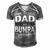 I Have Two Titles Dad And Bumpa And I Rock Them Both Men's Short Sleeve V-neck 3D Print Retro Tshirt Grey