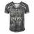 Ive Been Called A Lot Of Names In My Lifetime But Papa Is My Favorite Popular Gift Men's Short Sleeve V-neck 3D Print Retro Tshirt Grey