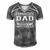 Like A Regular Dad Only Way Cooler Gymnastics Dad Men's Short Sleeve V-neck 3D Print Retro Tshirt Grey