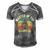 Master Of The Campfire Camping Vintage Camper Men's Short Sleeve V-neck 3D Print Retro Tshirt Grey