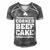 Mens Corned Beefcake Funny St Patricks Day 551 Trending Shirt Men's Short Sleeve V-neck 3D Print Retro Tshirt Grey