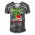 Mens Cute Watermelon Daddy Design Dad For Men Men's Short Sleeve V-neck 3D Print Retro Tshirt Grey