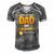 Mens I Have Two Titles Dad And Poppy Gifts Poppy Fathers Day Men's Short Sleeve V-neck 3D Print Retro Tshirt Grey