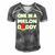 Mens One In A Melon Daddy Funny Watermelon Dad Fathers Day Gift Men's Short Sleeve V-neck 3D Print Retro Tshirt Grey