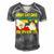 Mens Vintage Best Cat Dad Ever Bump Fit 240 Shirt Men's Short Sleeve V-neck 3D Print Retro Tshirt Grey