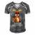 Merry Christmas Reindeer Funny Family 884 Shirt Men's Short Sleeve V-neck 3D Print Retro Tshirt Grey