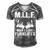MILF Man I Love Forklifts Jokes Funny Forklift Driver Men's Short Sleeve V-neck 3D Print Retro Tshirt Grey