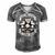 Motorcycle Saying Driver Beard 479 Shirt Men's Short Sleeve V-neck 3D Print Retro Tshirt Grey