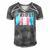 Pride Transgender Funny Lgbt Flag Color Protest Support Gift Men's Short Sleeve V-neck 3D Print Retro Tshirt Grey