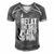 Relax The Bass Player Is Herebass Player Funny Gift Bass Guitar Men's Short Sleeve V-neck 3D Print Retro Tshirt Grey