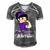 Rett Syndrome Warrior Purple Women Purple Ribbon Rett Syndrome Rett Syndrome Awareness Men's Short Sleeve V-neck 3D Print Retro Tshirt Grey