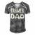 Tractor Dad Farming Father Farm Lover Farmer Daddy V2 Men's Short Sleeve V-neck 3D Print Retro Tshirt Grey