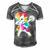 Volleyball Womens 168 Shirt Men's Short Sleeve V-neck 3D Print Retro Tshirt Grey