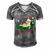 Wake Me Up When Its Christmas 820 Shirt Men's Short Sleeve V-neck 3D Print Retro Tshirt Grey