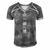 Word Of The Father Essential Men's Short Sleeve V-neck 3D Print Retro Tshirt Grey