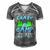 You Dont Have To Be Crazy To Camp Funny Camping T Shirt Men's Short Sleeve V-neck 3D Print Retro Tshirt Grey