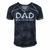 Dad Fixer Of All The Things Mechanic Dad Top Fathers Day Men's Short Sleeve V-neck 3D Print Retro Tshirt Navy Blue