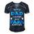 Fathers Day For Dad An Honor Being Papa Is Priceless V3 Men's Short Sleeve V-neck 3D Print Retro Tshirt Navy Blue