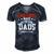Funny Car Guys Make The Best Dads Mechanic Fathers Day Men's Short Sleeve V-neck 3D Print Retro Tshirt Navy Blue